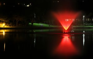 Whitby lake fountain